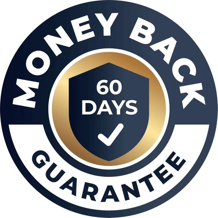 60 day money back guarantee